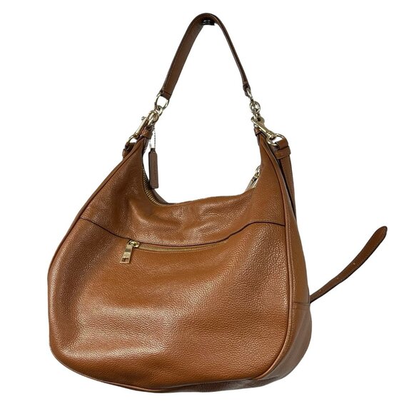 COACH Medium size, brown, CROSSBODY, SHOULDER, LEATHER HOBO BAG. - Picture 2 of 15